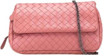 Bottega Veneta Pre-owned Cross Body Bags, female, Pink, Size: ONE SIZE Pre-owned Crossbody Bag