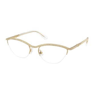 Swarovski Glasses, female, Yellow, Size: 56 MM Fashion Glasses Sk1026 Blue