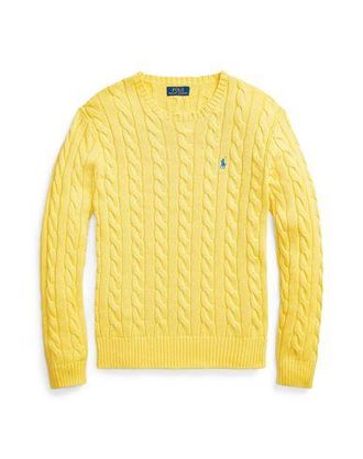 Ralph Lauren CABLE-KNIT COTTON SWEATER