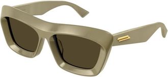 Bottega Veneta Authentieke Stijlvolle Brillen- Premium Kwaliteit! - unisex - Zonnebrillen - Bruin - ONE Size - Accessoires