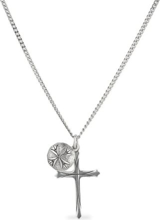 Emanuele Bicocchi Collana Scudo con logo - Argento