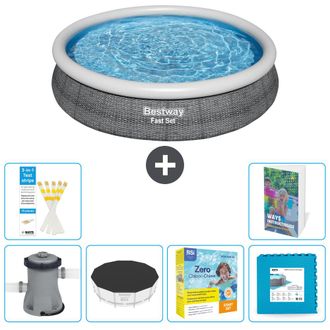 Bestway Piscina Bestway Fast Set Redonda - 366x76 Cm - 7-piezas S276