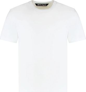 Palm Angels Set van Drie T-Shirts - Heren - T-shirts - Wit - S - Katoen - Tops