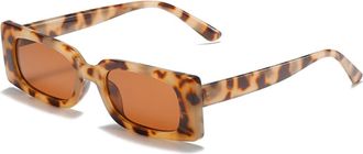 Generic Small Frame Mens Vacation Sunglasses Outdoor Driving Womens Commuter Sun Glasses(Multi-colored)