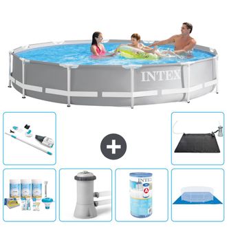 Intex Piscina Prism Frame Redonda - 366x76 Cm - 7-piezas S31954