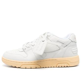 Off-white Out Of Office Lace-Up Sneakers White Yellow OMIA189F23LEA0010101