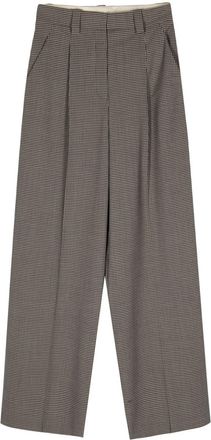 Alysi Wollen Blend Wijde Pantalon