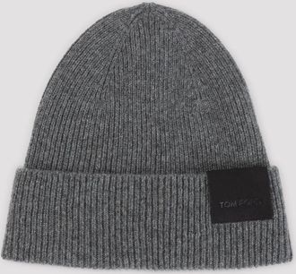 Tom Ford Ribbed Cashmere Hat