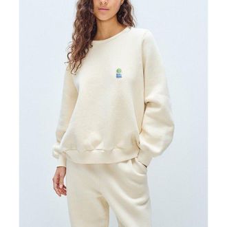 American Vintage Losvallend sweatshirt met ronde hals en lange mouwen, FIKY