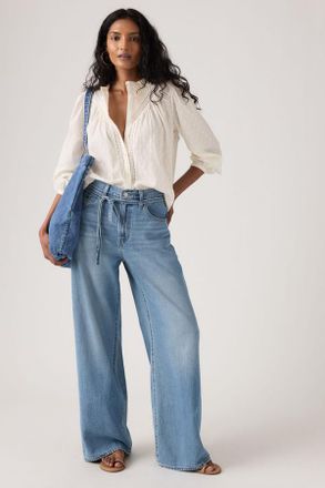 Levi's XL Straight Jeans - Donna - 23X29 - Blu / Good Grades Tencel