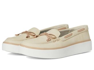 Dr. Scholls Madison Sea Boats Womens Flat Shoes White Faux Leather : 7.5 M