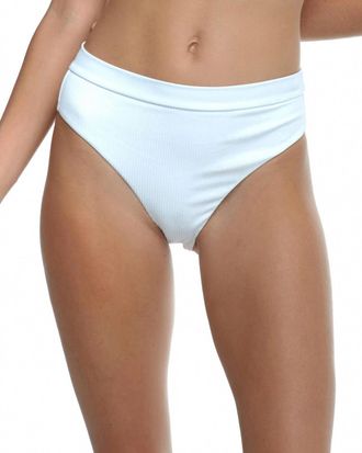 Body Glove Ibiza Marlee High-Waist Bikini Bottom In White