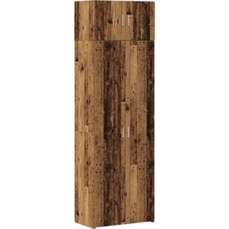 vidaXL Vidaxl - Storage Cabinet Old wood 70 x 42.5 x 225 cm Engineered wood