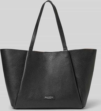 Marc O'Polo Shopper aus reinem Rindsleder in Black, Gr&ouml;&szlig;e 1