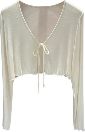 Generic Womens Cardigans Long White Cardigans for Women UK Waistcoat Women Knitted Cropped Cardigan Womens Jackets Lightweight Thin Feel Sun Clothes Mm Summer