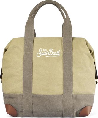 MC2 Saint Barth Handbags, male, Beige, Size: ONE SIZE Travel Bag