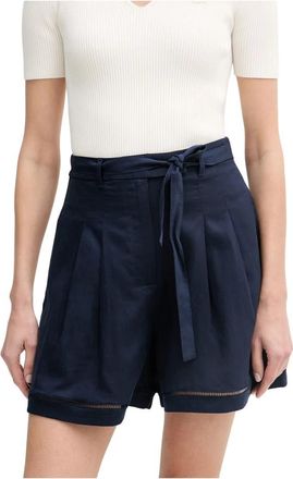 Lacoste Short Shorts - Dames - Bermuda - Blauw - S - Korte Broeken