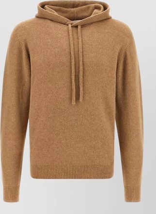 Roberto Collina ribbed hooded sweater