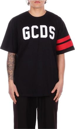GCDS Logo T-shirt - Heren - T-shirts - Zwart - S - Katoen - Tops