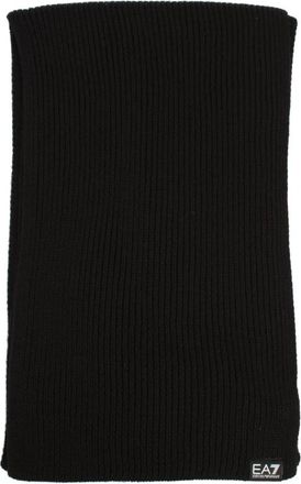 Armani EA7 Scarf - unisex - Wintersjaals - Zwart - ONE Size - Wol - Accessoires