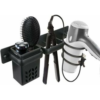 OEM Soporte Para Secador De Pelo, Estante De Almacenamiento Para Ba&ntilde;o, Accesorio Profesional De Aluminio Para Montaje En Pared
