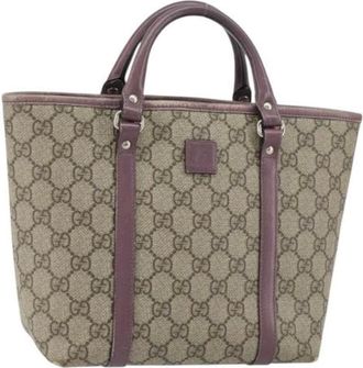Gucci Pre-owned Handbags, female, Beige, Size: ONE SIZE Pre-owned Plastic Handbag