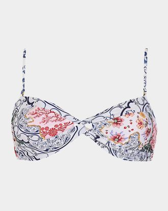 Agua Bendita Stacy Celinna Twist-Front Bikini Top