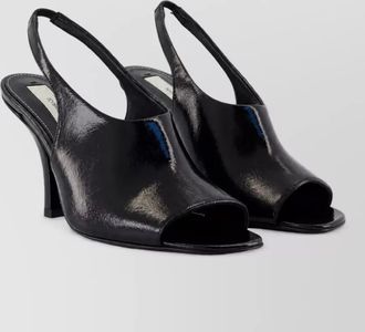 Toteme leather slingback mules