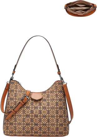 Generic Cork Shoulder Bag for Women Bohemian Style Vintage Crossbody Handbag Hobo Satchel Purse, B-3