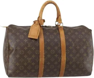 Louis Vuitton Pre-owned Weekend Bags, female, Brown, Size: ONE SIZE Pre-owned Weekend Bag