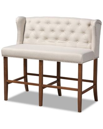 Baxton Studio Dnu Baxton Studio Alira Bar Stool Bench