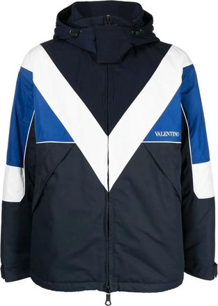 Valentino Garavani Logo-Print Zip-Up Jacket