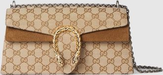 Gucci Dionysus Medium Shoulder Bag, Beige, GG Canvas