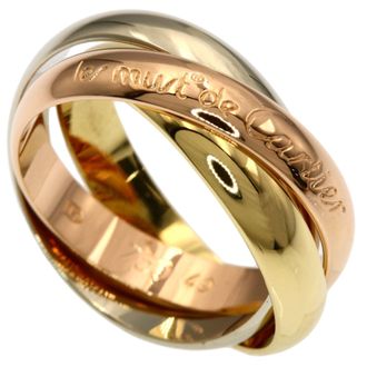 Cartier Yellow Gold (18K) Pink Gold (18K) White Gold (18K) Band Ring (Pre-Owned)