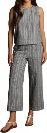 Dylan Harbor Stripe Top In Blue