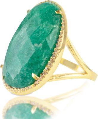 MAX + STONE 18k Gold Over Sterling Silver 16 Ct. Birthstone Rings with White Topaz Accents