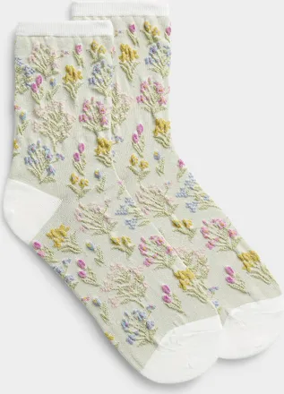 Simons Womens Spring blossom socks