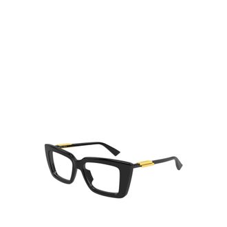 Bottega Veneta Glasses, female, Black, Size: 53 MM Eyeglasses