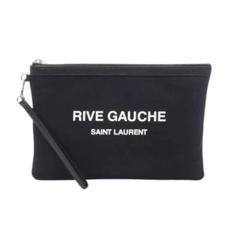 Saint Laurent Clutch in Tela Pre-owned - - Pre-owned - Donna - Nero - ONE SIZE