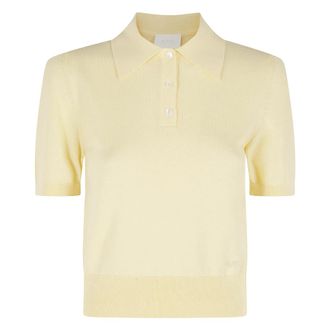 A.P.C. Polo - Dames - Ronde hals truien - Geel - S - Truien & Vesten