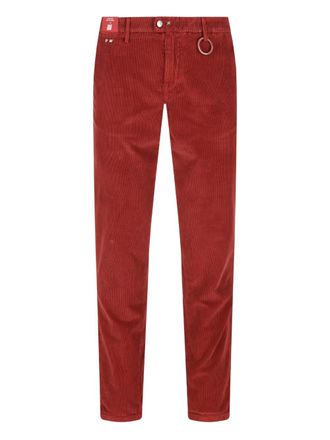 Sartoria Tramarossa Luis velvet trousers - Rood