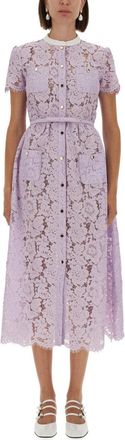 Self Portrait Lace Midi Dress-Donna
