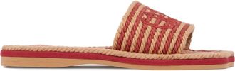 Chlo&eacute; Sand slide - Dames - Sandalen - Roze - 38 EU - Katoen - Schoenen