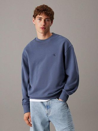 Calvin Klein Sudadera De Felpa De Algod&oacute;n Con Monograma