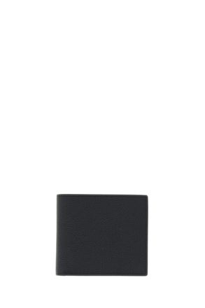 Thom Browne Black Pebbled Leather Bifold Wallet