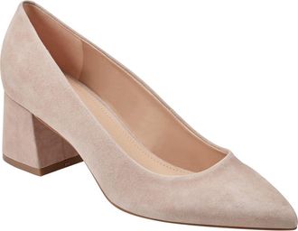 Marc Fisher Lewisa Pointed Toe Pump in Light Natural at Nordstrom Rack, Size 7.5