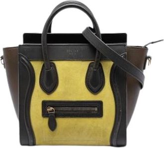 Celine Pre-owned Nano Luggage Tote - - Pre-owned - Donna - Giallo - ONE SIZE