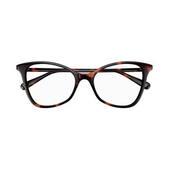 Gucci GG1360O002 Cat-Eye Acetate Eyeglasses - Havana