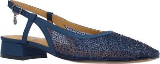 J. Reneé Layton Slingback Flat in Navy at Nordstrom, Size 7.5