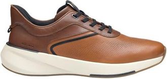 Johnston & Murphy Surge U-Throat Embossed Sneaker in Tan Full Grain at Nordstrom, Size 10.5